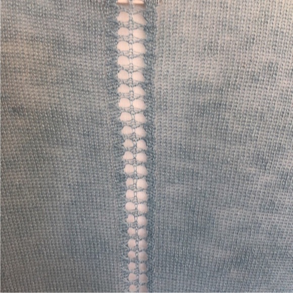 Nanette Lepore linen Open Front cardigan Sweater blue lightweight women’s size M - Picture 4 of 14